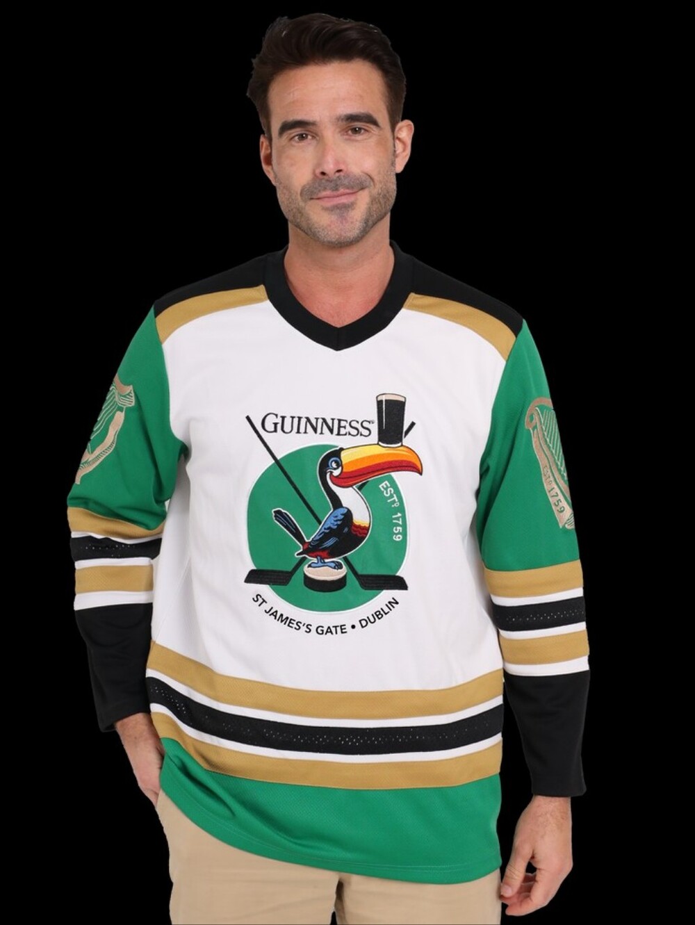 Disney Parks Guinness Toucan Hockey Jersey 2XL